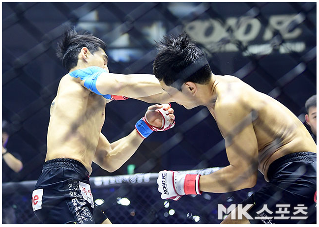 로드fc 윤형빈 vs 밴쯔, 윤형빈 TKO 완승