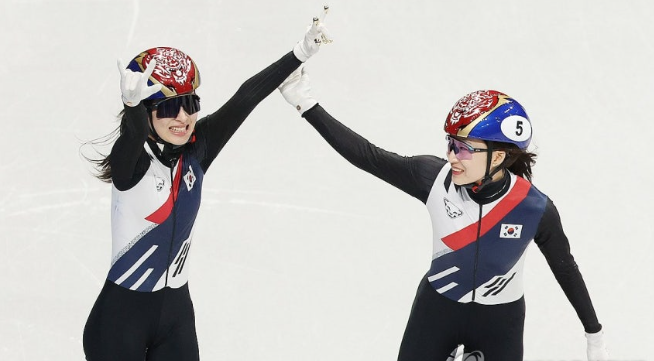 쇼트트랙 김길리 금메달, 최민정 은메달