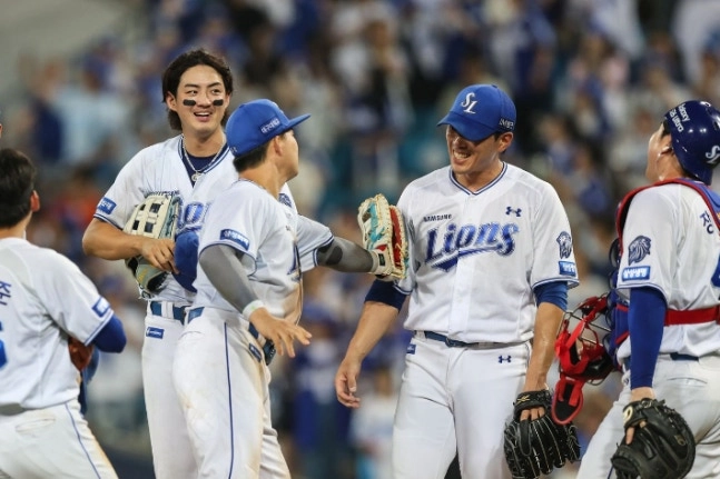 '삼성 왕조의 부활인가' 11년 만의 전반기 1위, 81.8% 확률